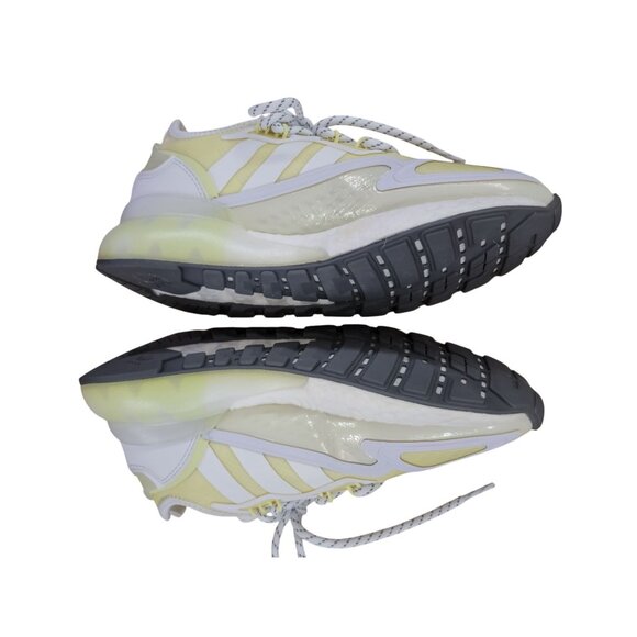 Adidas ZX 2K Boost Womens Sneakers Size 5 White & Light Yellow - Picture 3 of 6